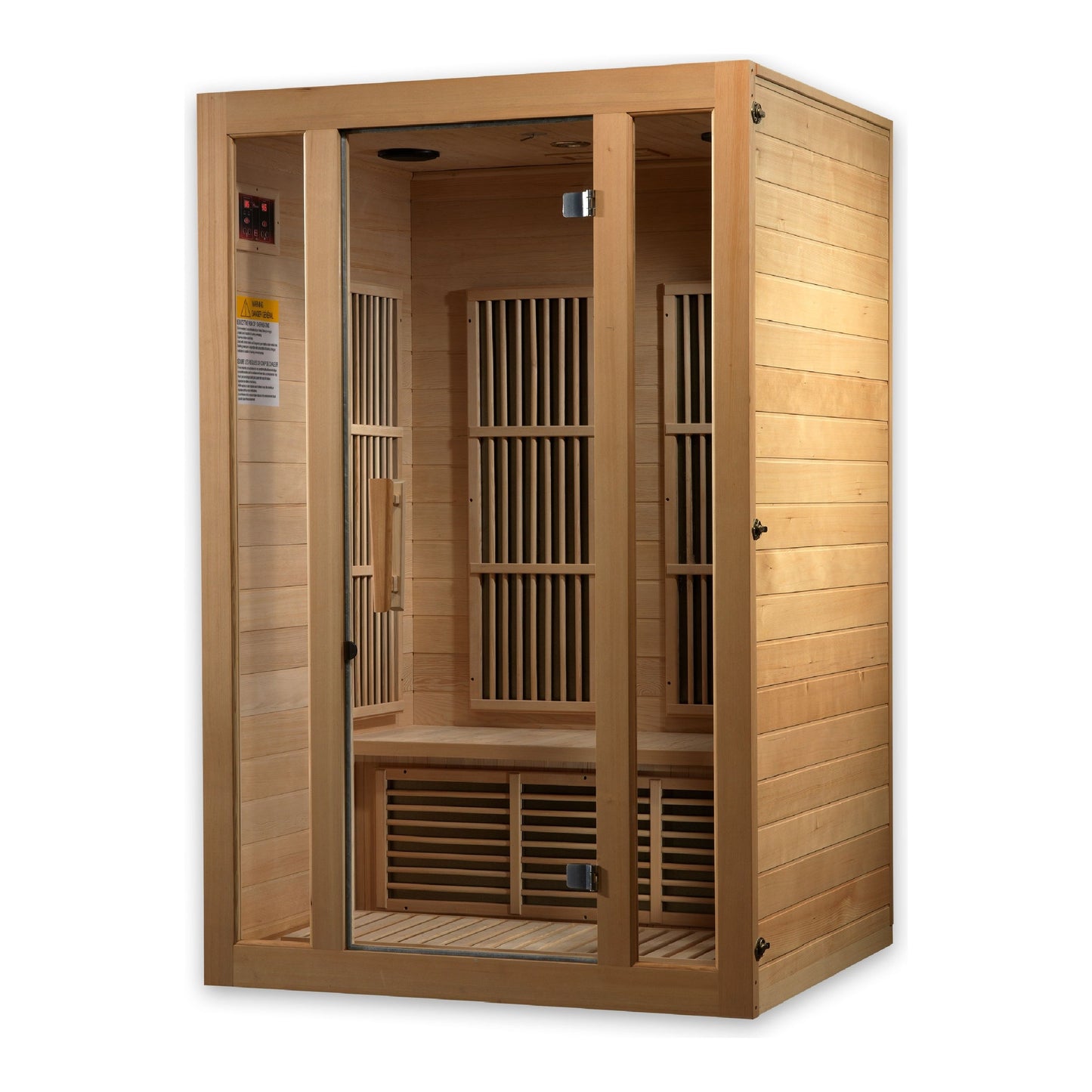 MX-J206-01 Maxxus "Seattle" 2 person Low EMF FAR Infrared Sauna Canadian Hemlock