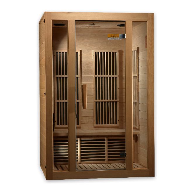 MX-J206-01 Maxxus "Seattle" 2 person Low EMF FAR Infrared Sauna Canadian Hemlock