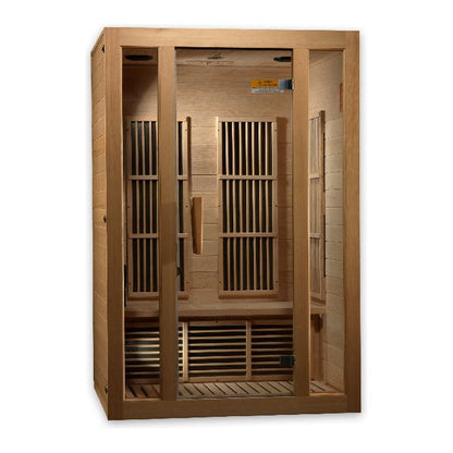 MX-J206-01 Maxxus "Seattle" 2 person Low EMF FAR Infrared Sauna Canadian Hemlock