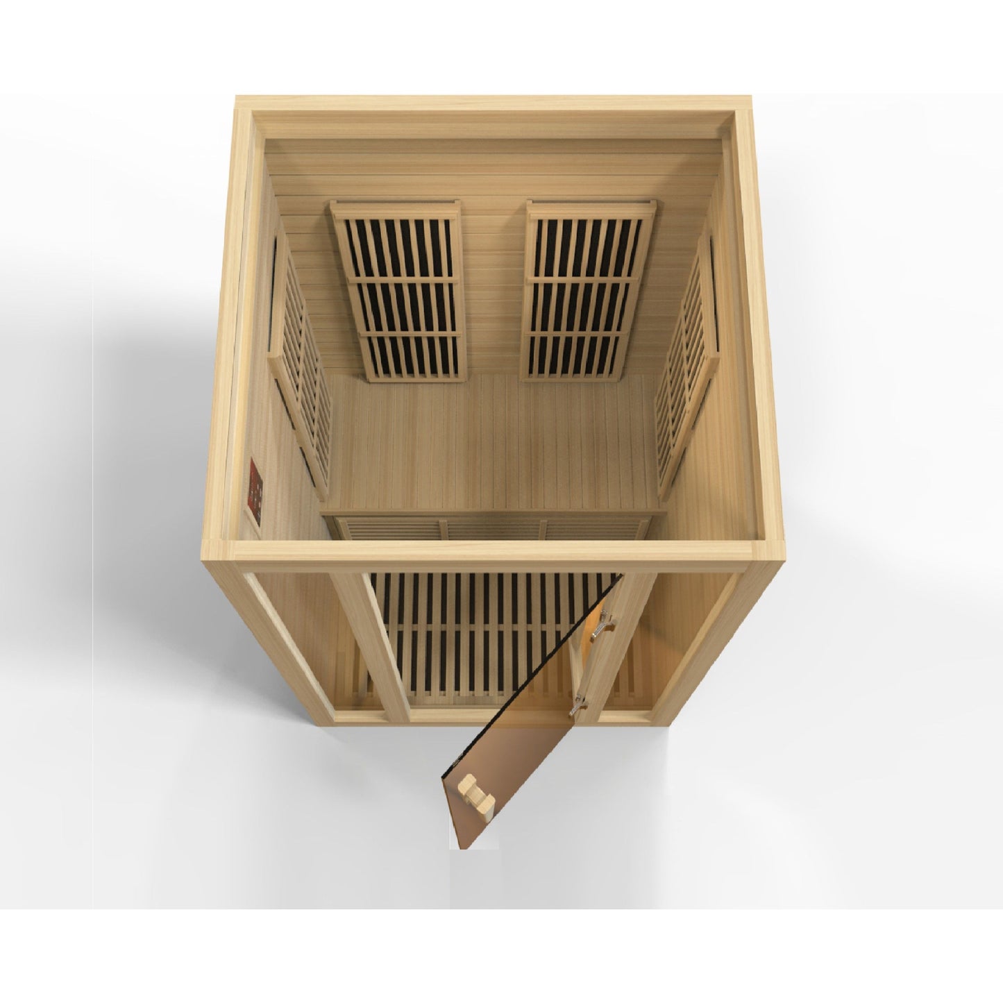 MX-J206-01 Maxxus "Seattle" 2 person Low EMF FAR Infrared Sauna Canadian Hemlock