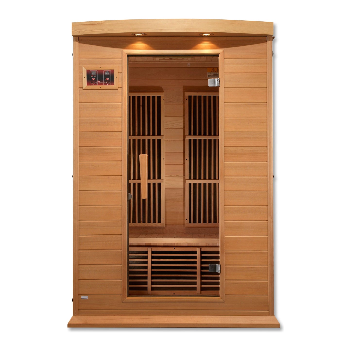 MX-K206-01 Maxxus Low EMF FAR Infrared Sauna Canadian Hemlock