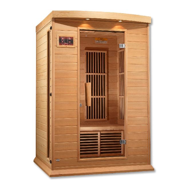 MX-K206-01 Maxxus Low EMF FAR Infrared Sauna Canadian Hemlock