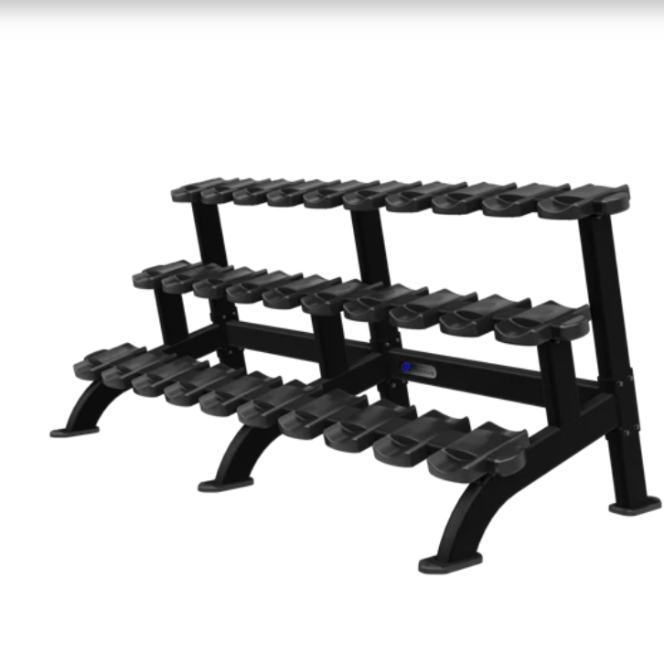 Triple Tier DB Rack – Shield and Strength New and Used Fitness Equipment
