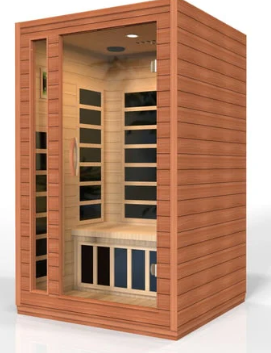 DYN-6203-01 Dynamic "Cardoba" FAR Infrared Sauna Low EMF with Hemlock Wood
